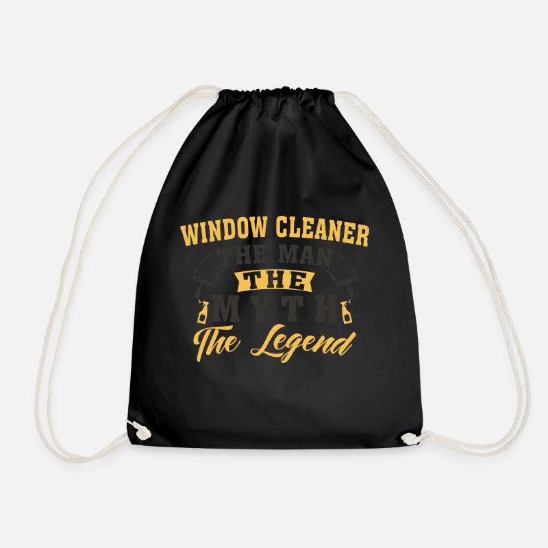 Window Cleaner - The Legend - Turnbeutel - Schwarz