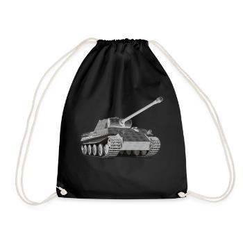PANTHER PANZER - Sac de sport léger - noir - Devant