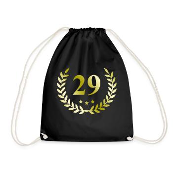 29 Couronne numérique - Sac de sport léger - noir - Devant