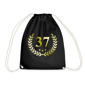 37 Couronne numérique - Sac de sport léger - noir - Devant