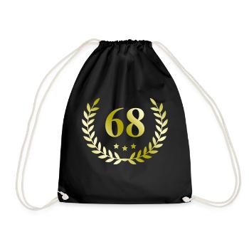 68 Couronne numérique - Sac de sport léger - noir - Devant
