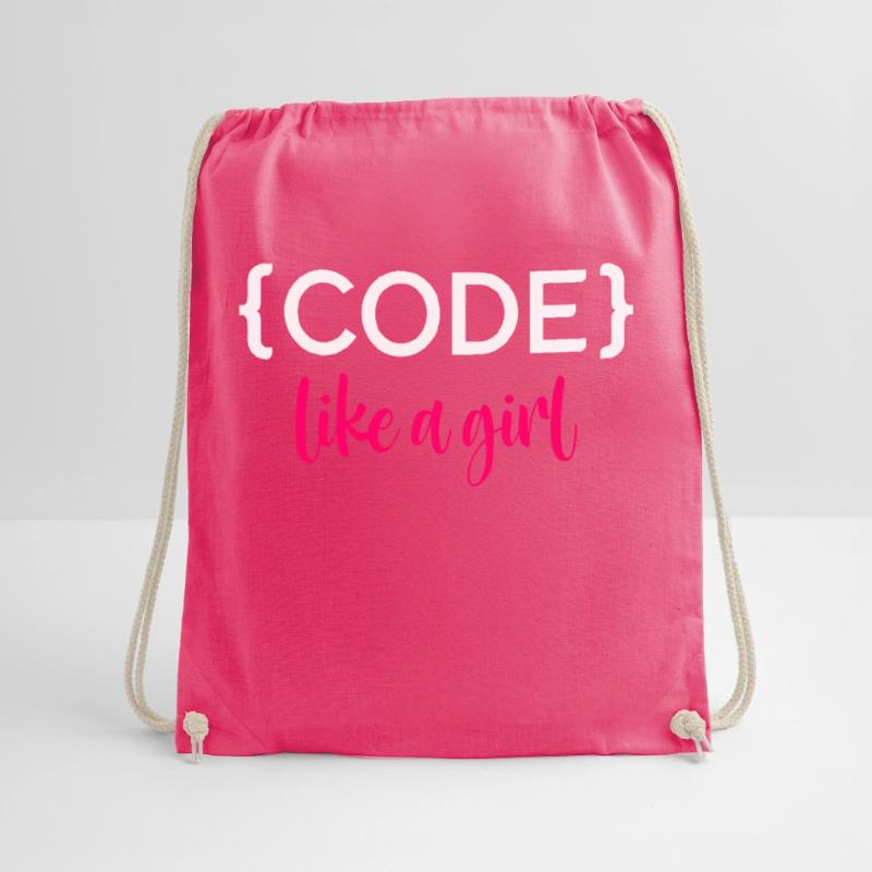 Code Like A Girl Programming Coder Computer Geek D Turnbeutel