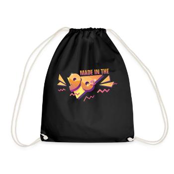 Made in the 90's - Turnbeutel - Schwarz - Vorne