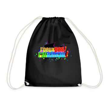 J'peux pas j'ai bâteau - Sac de sport léger - noir - Devant