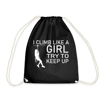 escalade - Sac de sport léger - noir - Devant