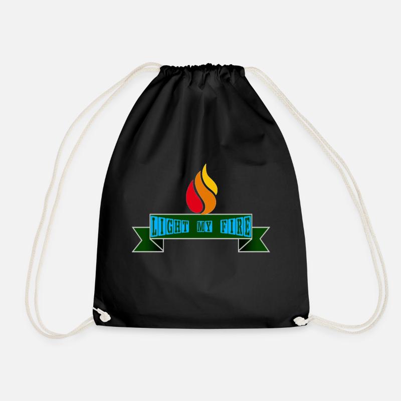 allume mon feu - Sac de sport léger - noir