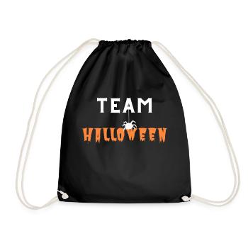 TEAM HALLOWEEN SPIDER - Drawstring Bag - black - Front