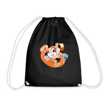 Logo Cream & Cheese - Sac de sport léger - noir - Devant