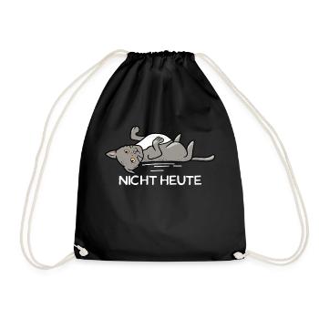 Katzen Halter Süßes Kitten Katzenbesitzer - Turnbeutel - Schwarz - Vorne