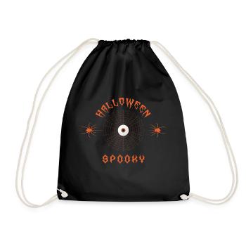 Halloween spooky - Sac de sport léger - noir - Devant
