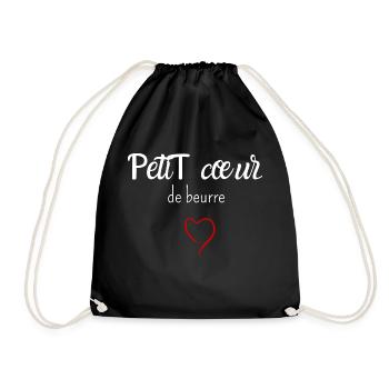 Petit cœur de beurre - Sac de sport léger - noir - Devant