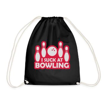 Je suis nul au bowling - Sac de sport léger - noir - Devant