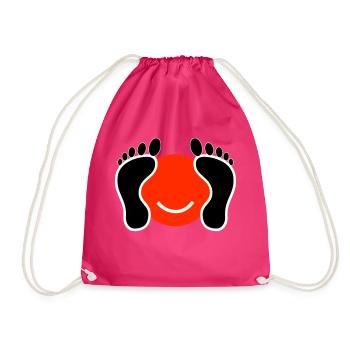 Happy Feet - Sac de sport léger - fuchsia - Devant