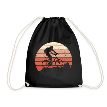 Cycling Man Woman - Détourner le vélo de sport - Sac de sport léger - noir - Devant