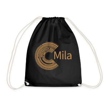Für Mila - Turnbeutel - Schwarz - Vorne
