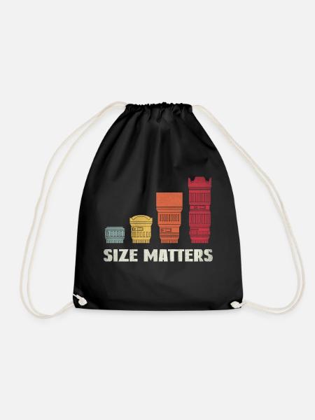 Size Matters - Turnbeutel - Schwarz