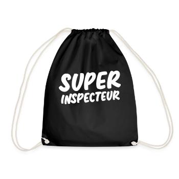 Super inspecteur - Sac de sport léger - noir - Devant