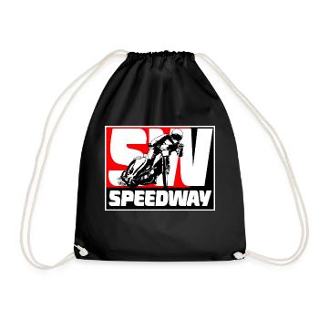 Speedway - Motorcycle Speedway - Turnbeutel - Schwarz - Vorne