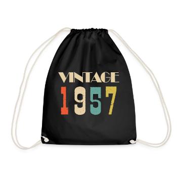 1990 Vintage Édition limitée Cadeau - Sac de sport léger - noir - Devant