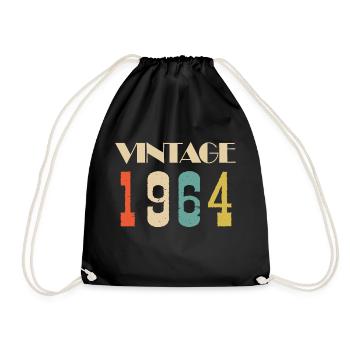 1983 Vintage Geschenk in limitierter Auflage - Turnbeutel - Schwarz - Vorne