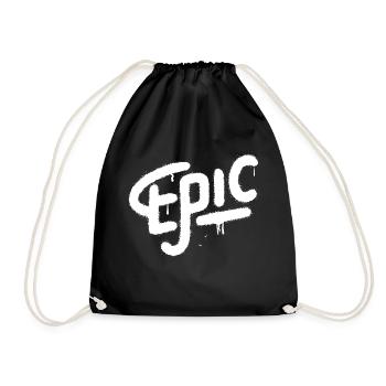Spray Graffiti Épique - Sac de sport léger - noir - Devant