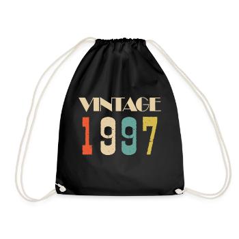 1950 Vintage Édition limitée Cadeau - Sac de sport léger - noir - Devant