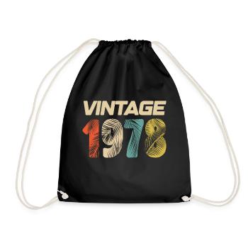 Vintage 1978 Retro - Best-seller - Sac de sport léger - noir - Devant
