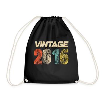 Vintage 2016 Retro - Best-seller - Sac de sport léger - noir - Devant