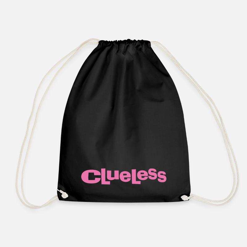 Clueless Klassisches Logo - Turnbeutel - Schwarz