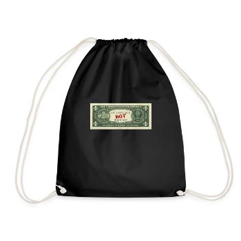 in god we NOT trust - Sac de sport léger - noir - Devant