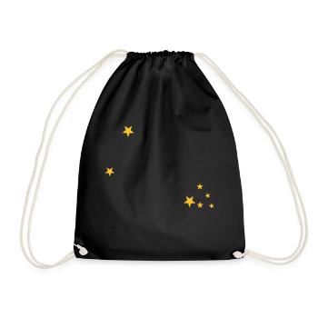 Taurus constellation - Drawstring Bag - black - Front