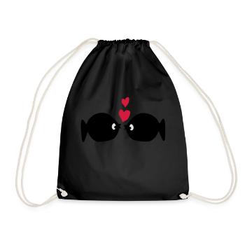 fishes_in_love - Sac de sport léger - noir - Devant