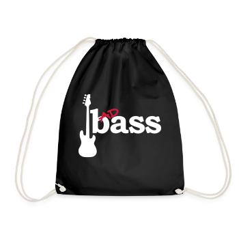 Bass badass - Sac de sport léger - noir - Devant