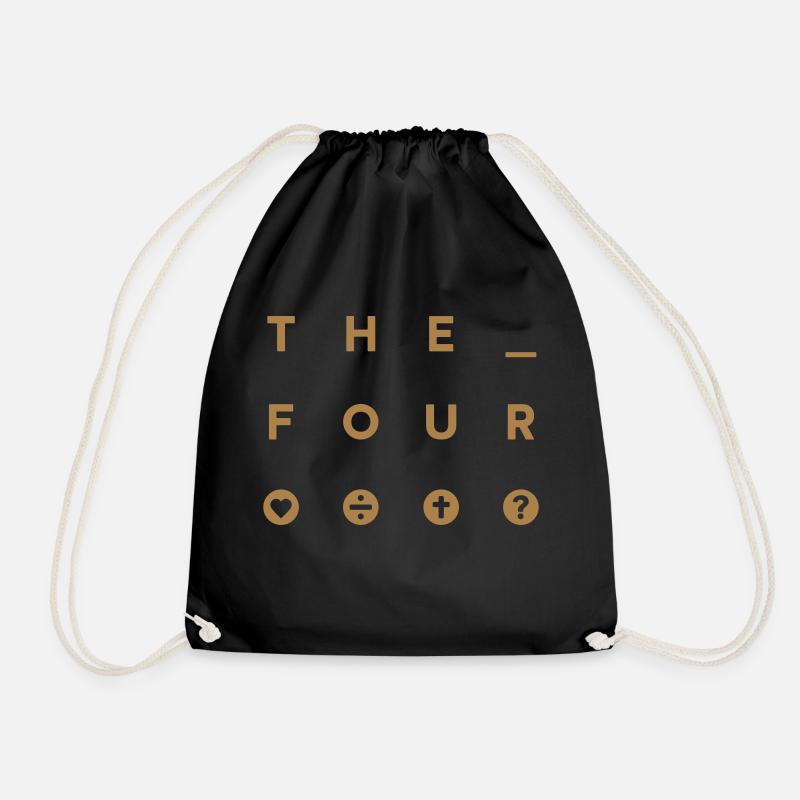 THE FOUR Gold - Turnbeutel - Schwarz