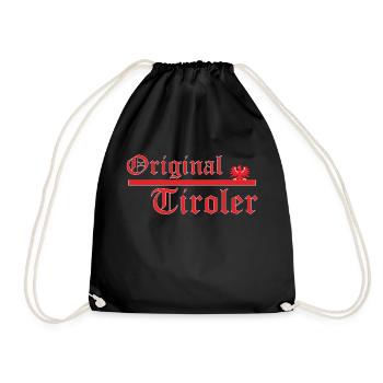 Original Tiroler - Turnbeutel - Schwarz - Vorne