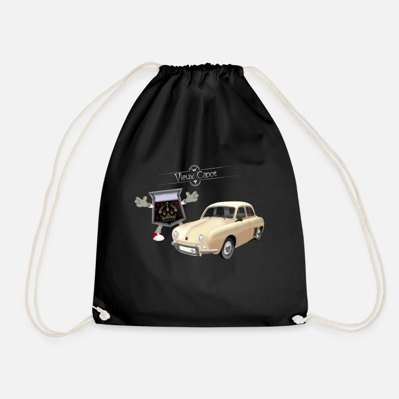 Dauphine Beige - Drawstring Bag - black