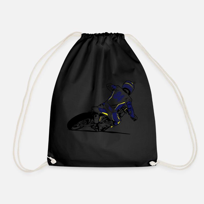 Supermoto - Supermotard - Drawstring Bag - black