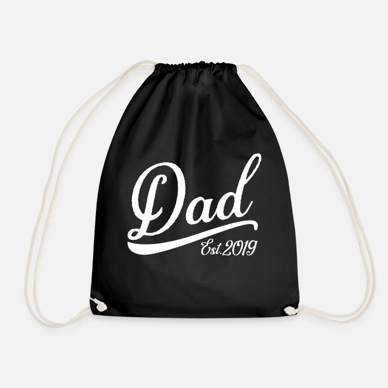 Dad Est 2019 - Turnbeutel - Schwarz