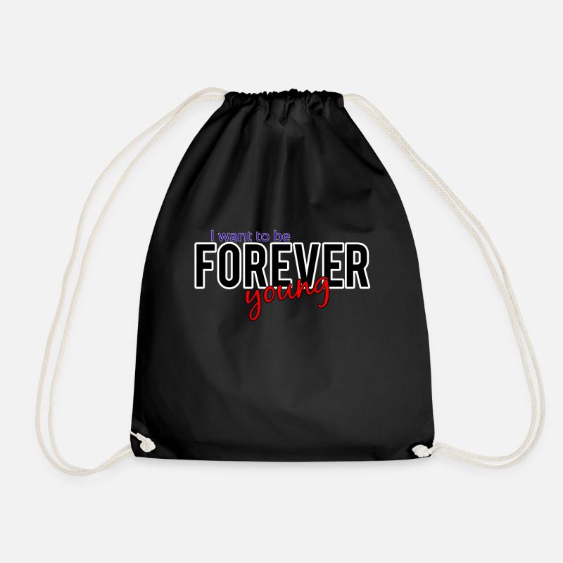forever young - Sac de sport léger - noir