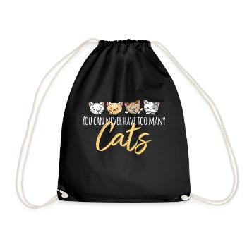 Cats - Sac de sport léger - noir - Devant