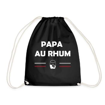 Papa au rhum - Sac de sport léger - noir - Devant