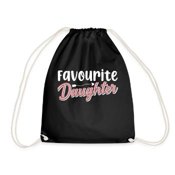 Favourite Daughter - Turnbeutel - Schwarz - Vorne