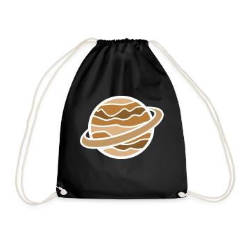 Colored Planet - Sac de sport léger - noir - Devant