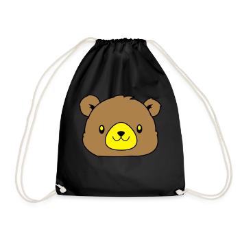 bär - Sac de sport léger - noir - Devant