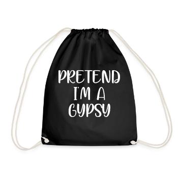 faire semblant d’être un gitan - Sac de sport léger - noir - Devant