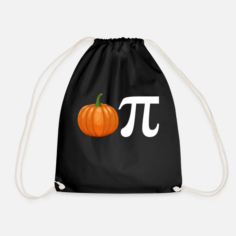 Pumpkin Pie - Drawstring Bag - black