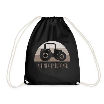 kleiner Entdecker - Turnbeutel - Schwarz - Vorne
