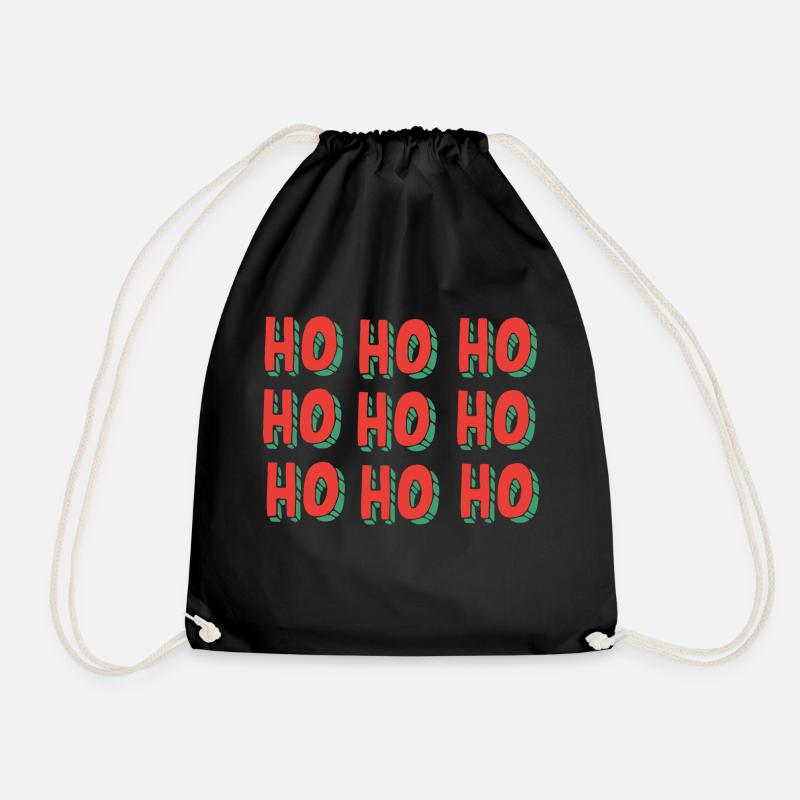 HoHoHo - Turnbeutel - Schwarz