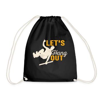 Sortons Parkour Traceur - Sac de sport léger - noir - Devant