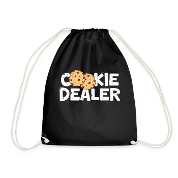 Cookie Dealer - Turnbeutel - Schwarz - Vorne